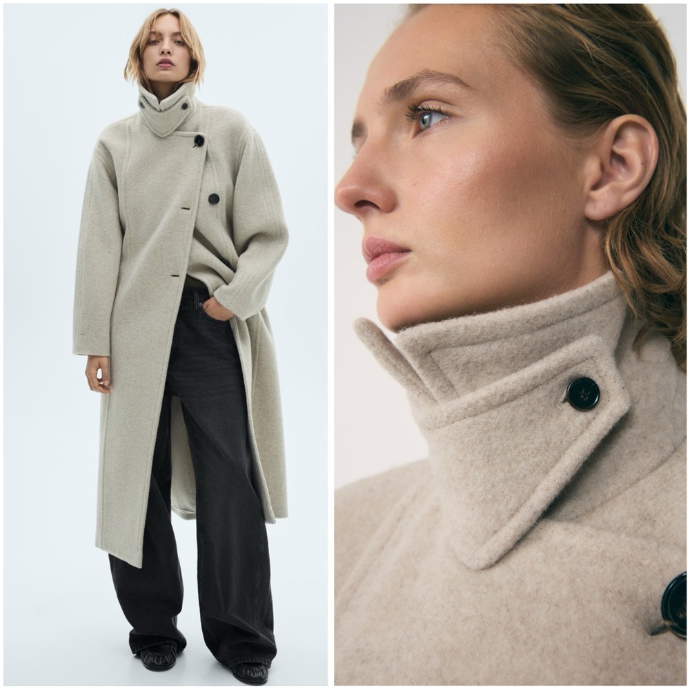 Mango Manteco Wool Coat - Picture 2 of 13